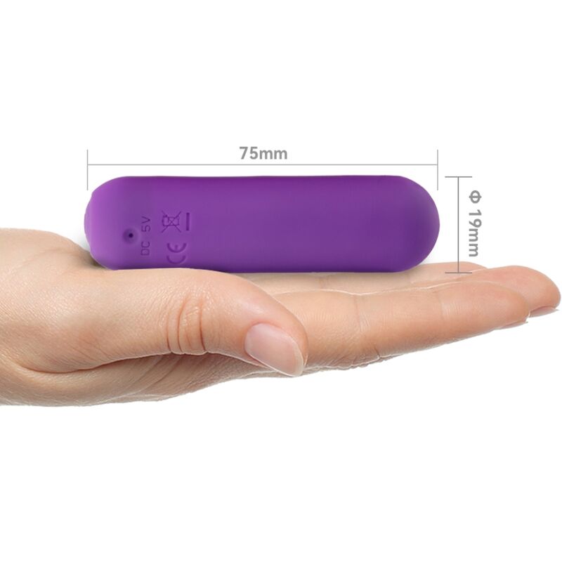 Armony - Splash Joie Vibrator Bullet Silikon Fernbedienung 10 Vibrationen 75 x 19 cm Lila