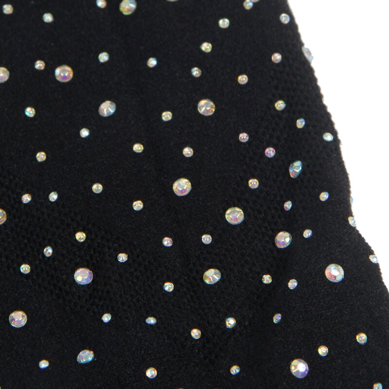 Subblime - 952198 Netz-Kleid mit Brillanten Diamanten Schwarz Eine Grösse