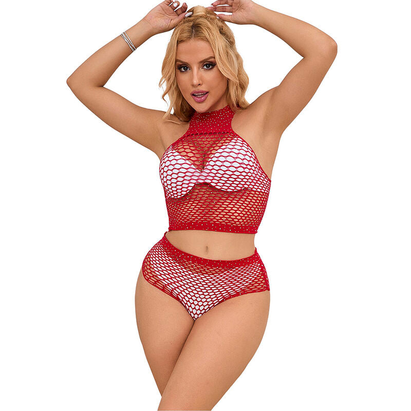 Subblime - 952402 Netzset mit Rosa Diamanten Eine Grösse