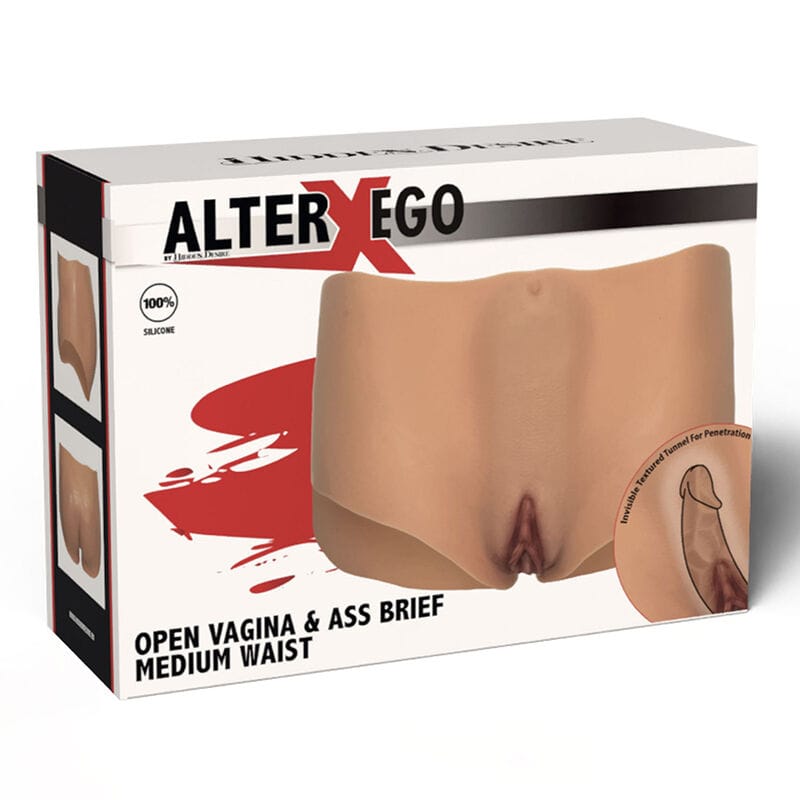 Slip Verborgene Begierde Alter Ego Offene Vagina & Anus Short Mittelgrosser Taille