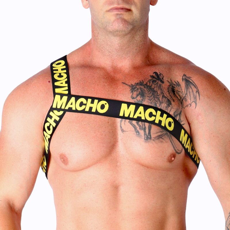 Macho - Römisches Geschirr Gelb S/M