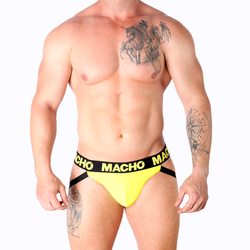 Macho - Mx25a Jock Lycra Gelb XL