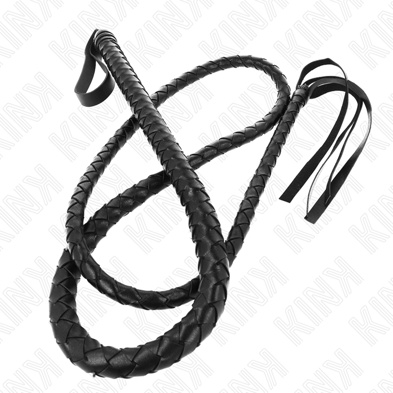 Kink - Lange Schwarze Schlangenpeitsche 210 cm