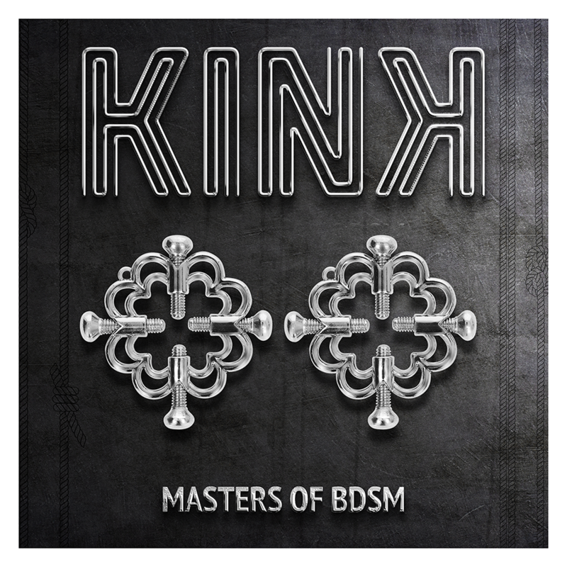 Kink - Metallische Blumen-Nippelklammern