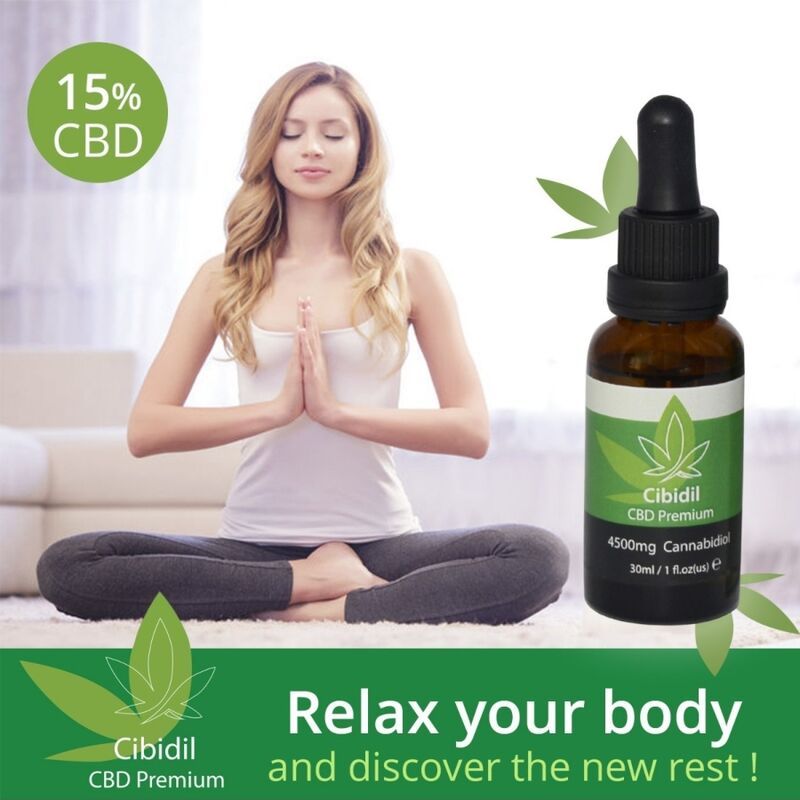500 Cosmetics - Cibidil Entspannendes Cbd-Öl 15 % 30 ml