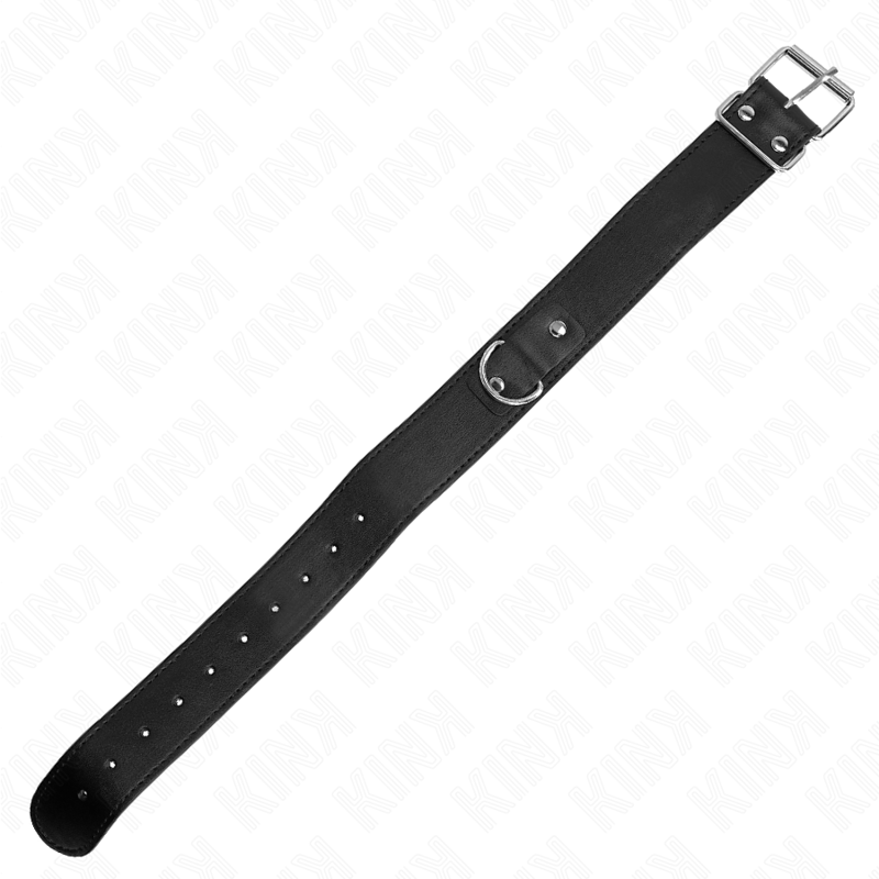 Kink - Halskette mit Gürtel 116 cm Schwarz Gurt Verstellbar 32-50 cm x 8 cm