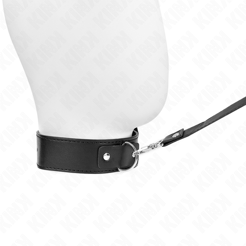 Kink - Halskette mit Gürtel 116 cm Schwarz Gurt Verstellbar 32-50 cm x 8 cm