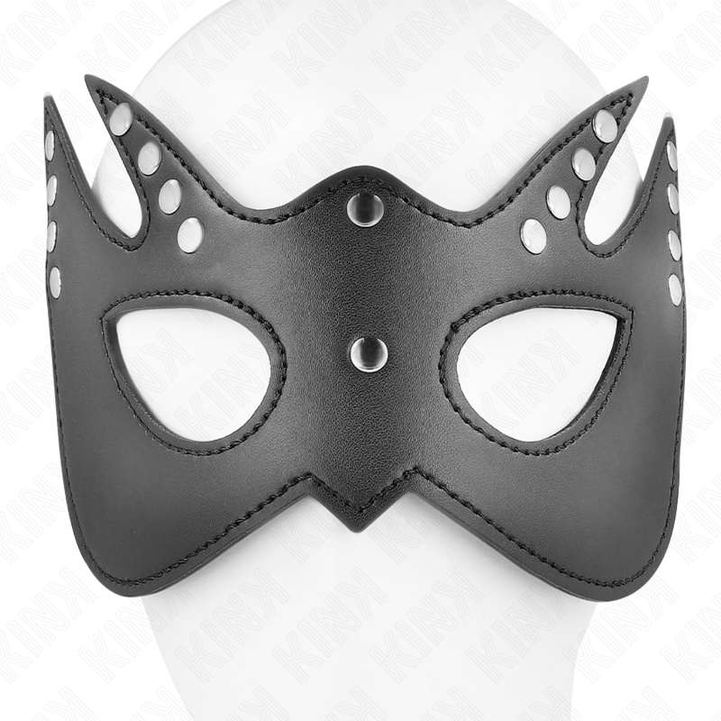 Kink - Fledermausmaske mit Nieten 23 x 15 cm