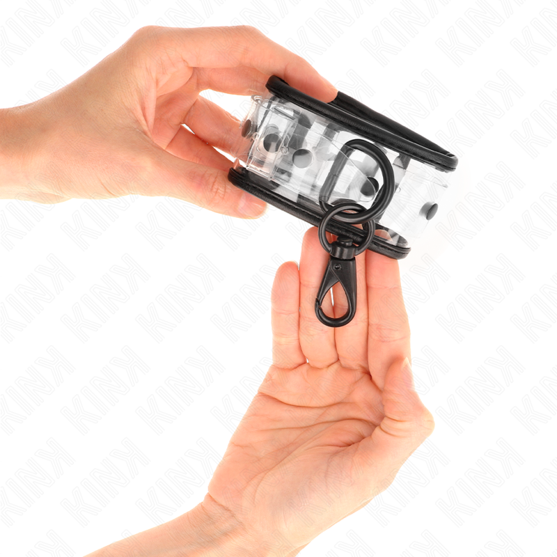 Kink - Transparent Handgelenkmanschetten Verstellbar 18-30 cm x 5,5 cm