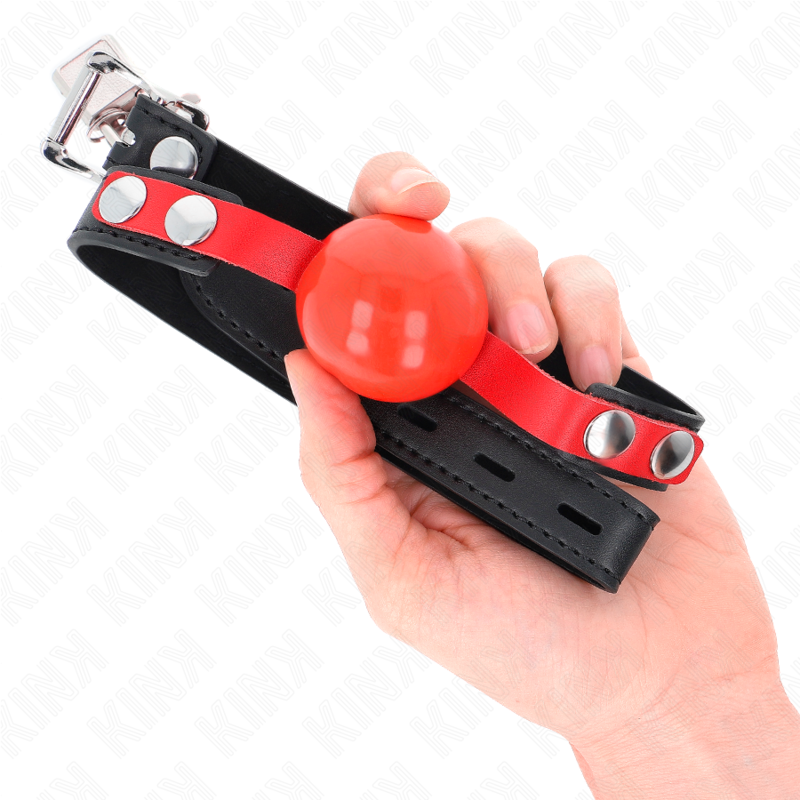 Kink - Soft TPE Ball 4 cm Gag Modell 4 60 x 2 cm Verstellbar 37-52 cm