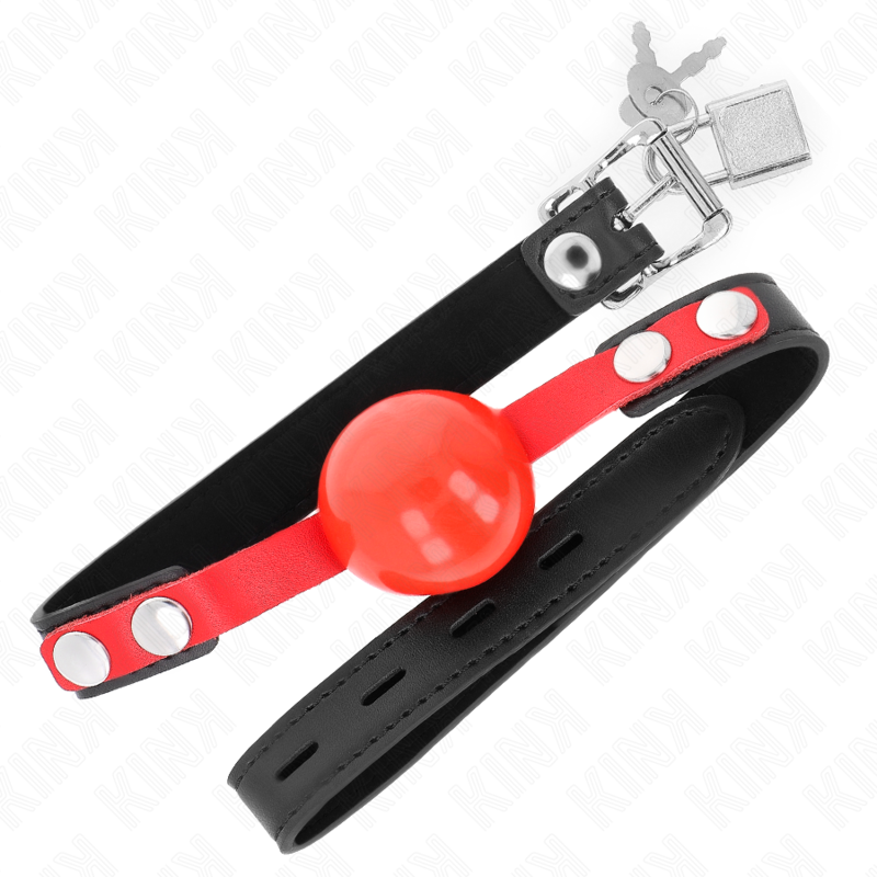 Kink - Soft TPE Ball 4 cm Gag Modell 4 60 x 2 cm Verstellbar 37-52 cm