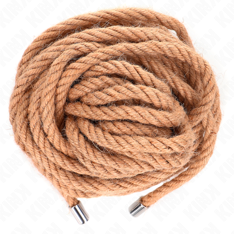 Kink - Hanfseil mit Metallkopf 10 Meter