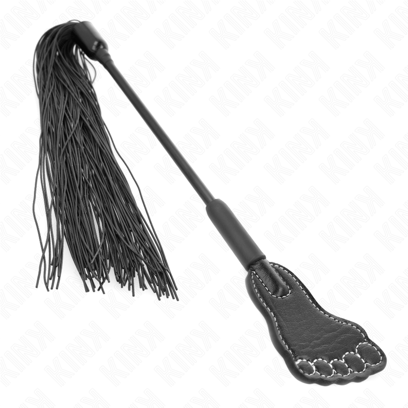 Kink - Fußförmige Paddel mit Quastenpeitsche 31 cm