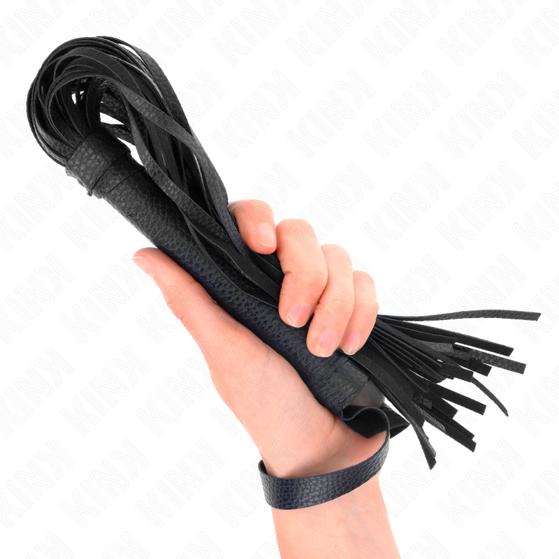 Kink - Dunkelblau Perlenpeitsche 43,5 cm
