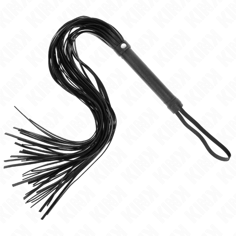 Kink - Schwarze Weich-PVC-Peitsche 70 cm