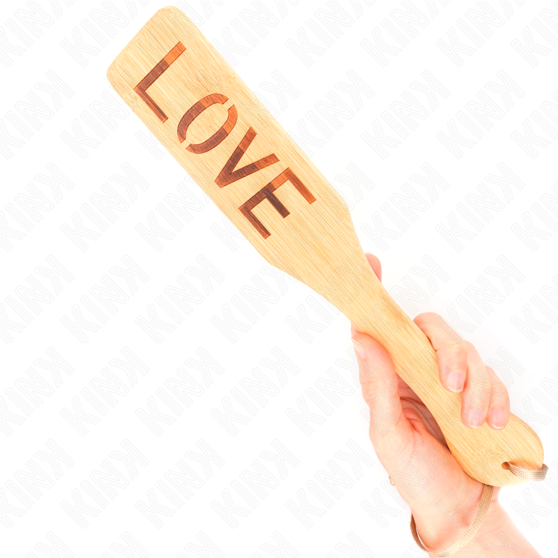 Kink - Bambuspalette Wort Liebe 32 x 5,5 cm
