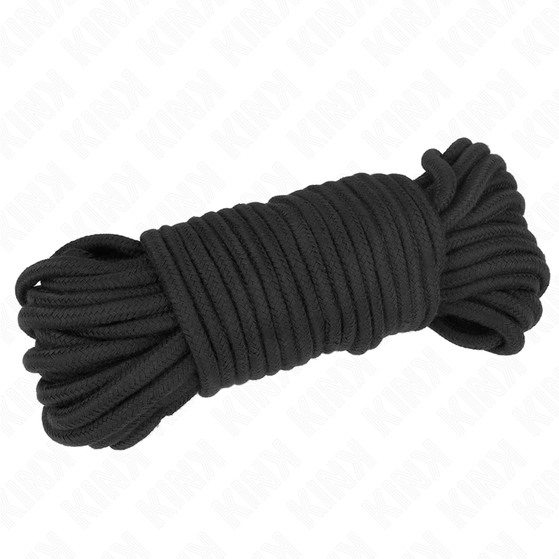Kink - Baumwollseil 20 Meter Schwarz