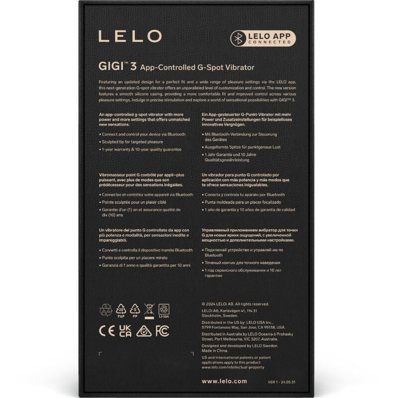Lelo - Gigi™ 3 g-Spot-Vibrator Blau