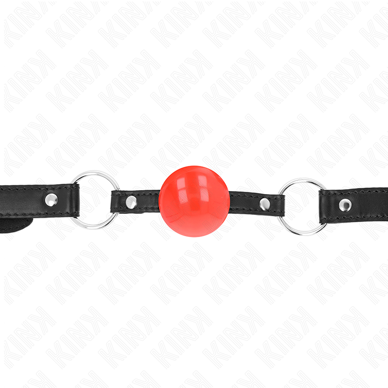 Kink - Roter TPE-Ball 4 cm Knebel 60 x 2 cm
