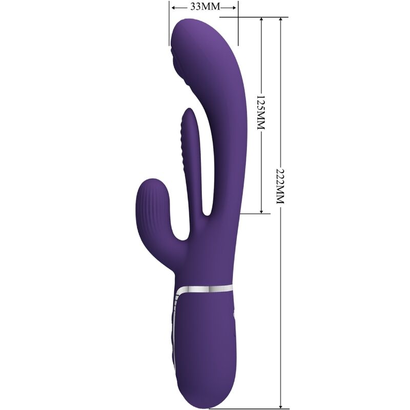 Pretty Love - Shania Triple Rabbit Vibrator Multifunktions-Lila