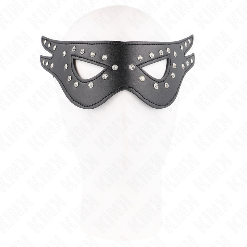 Kink - Sexy Kunstledermaske Modell 2 27 x 13 cm