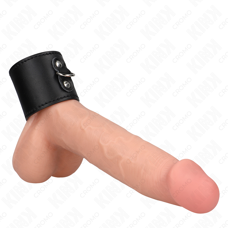 Kink - Leder Penisring mit Druckverschluss 18 x 5 cm
