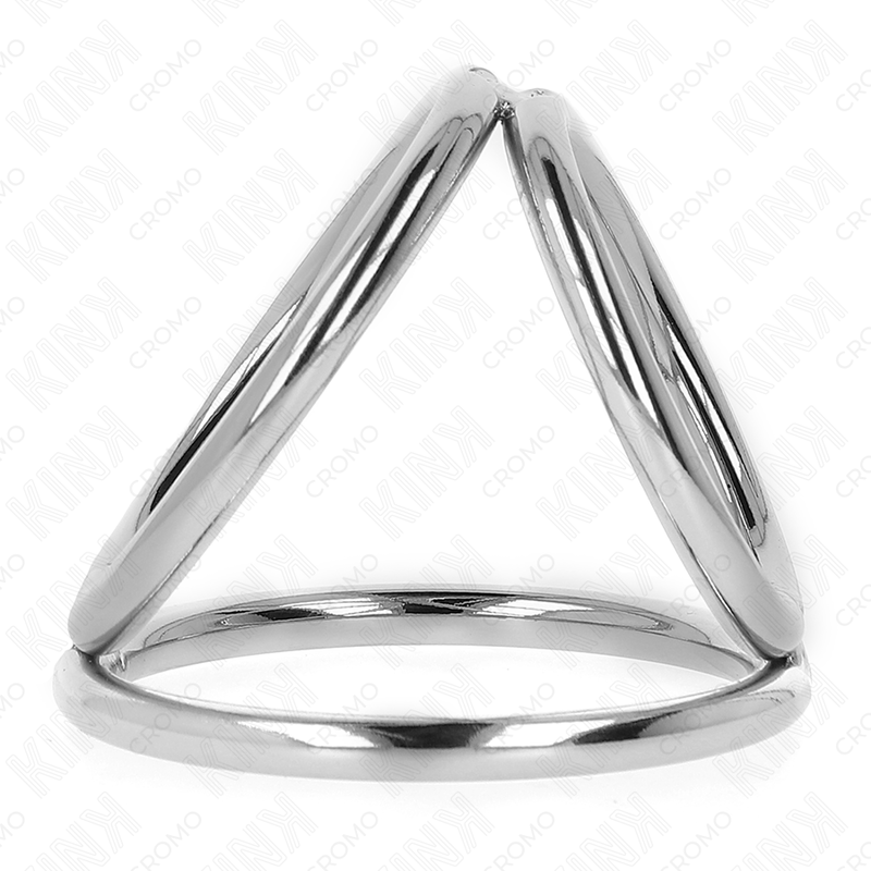 Kink - Dreifach Chrom Metall Penisring 3,8 cm Bis 5 cm Modell 2
