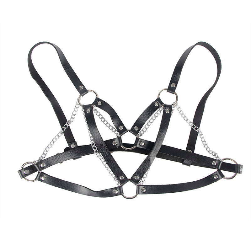 Subblime - 953713 Punk Bondage Gürtel Metallschnalle Schwarz Eine Grösse