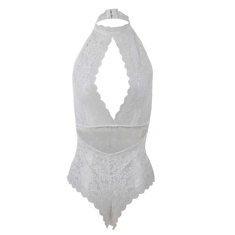 Subblime - 953867 Spitzen-Bodysuit Weiss L/XL