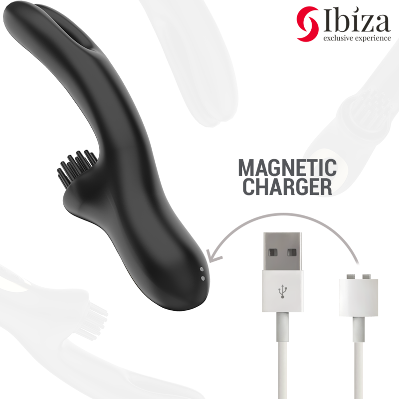 Ibiza - Hi-Tech Rabitt Brushing Mehrzellen-Klitorial- und Doppelwellenvibrator