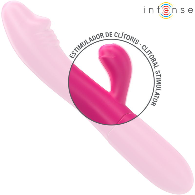 Intense - Ivy Flexibler Vibrator 10 Vibrationen mit Stimulierender Zunge Rosa