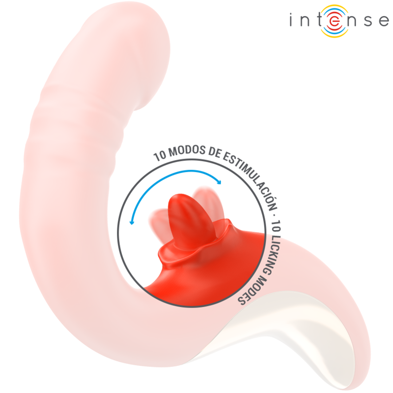 Intense - Paulina Vibrator und Stimulator in U-Form Rot