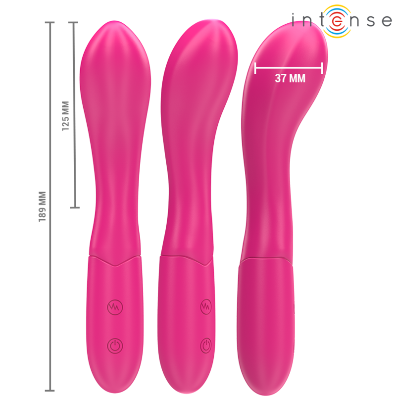 Intense - Lisette Vibrator 19 cm Flexibel 10 Vibrationen Rosa