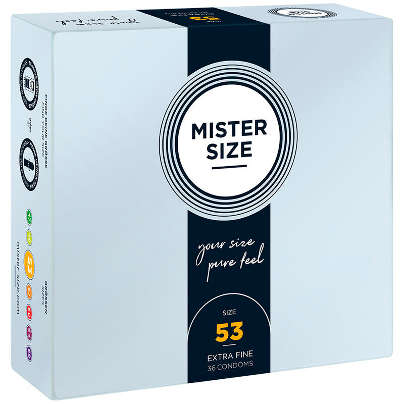 Mister Size - Kondomgrösse M 53 mm (36 Einheiten)