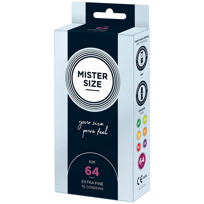 Mister Size - Kondome Grösse XXL 64 mm (10 Einheiten)