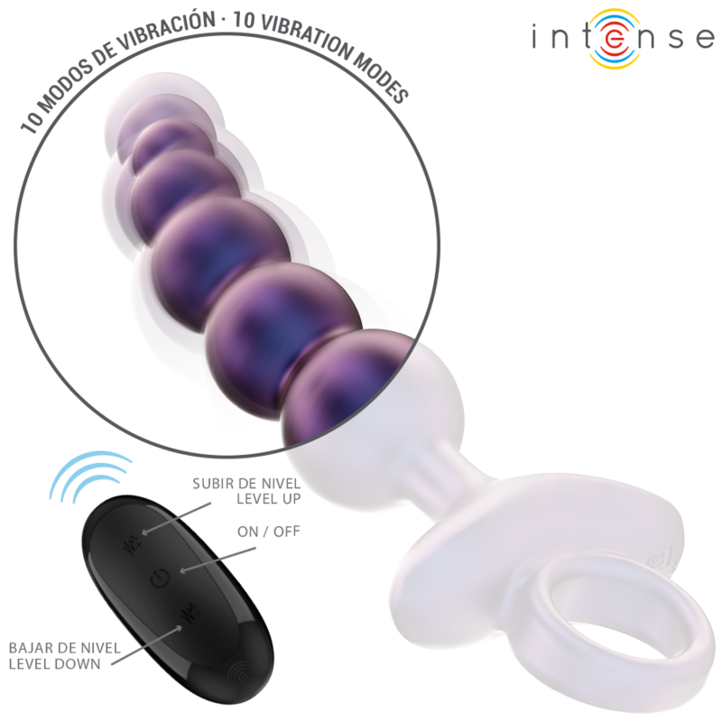 Intense - Tito Vibrierender Analstecker Modell 3 mit Fernbedienung