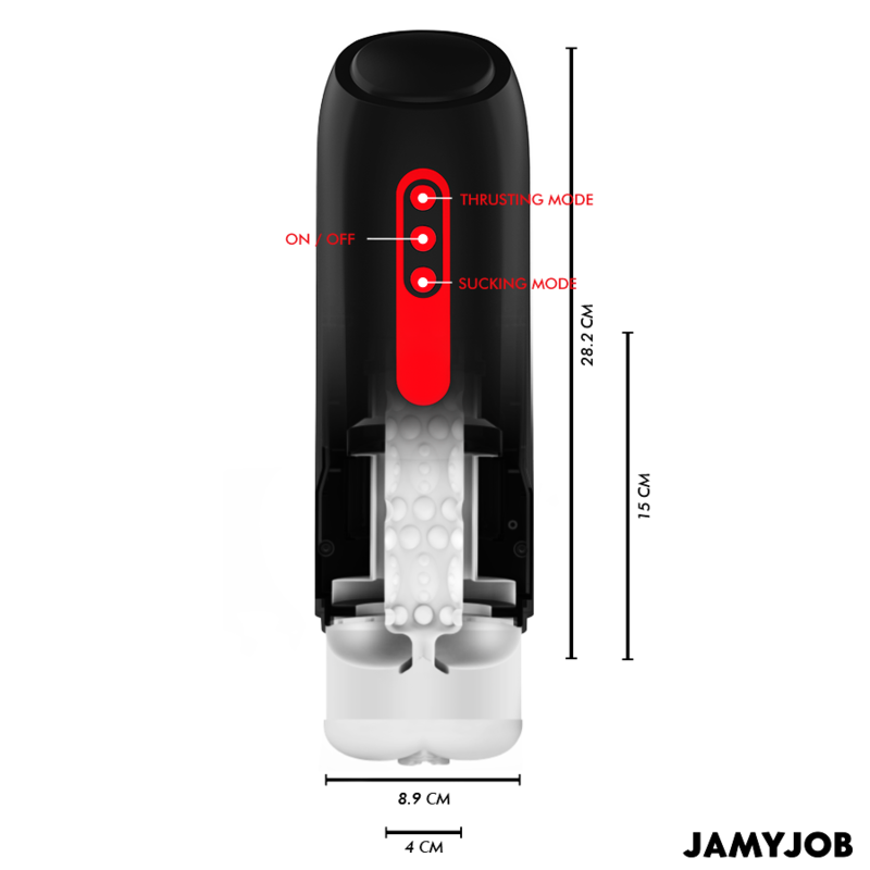 Jamyjob - Phantom Automatischer Vagina-Masturbator 5 Saug- und Stossmodi