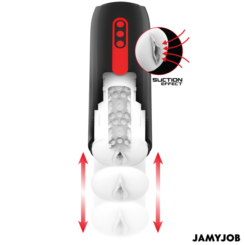 Jamyjob - Phantom Automatischer Vagina-Masturbator 5 Saug- und Stossmodi
