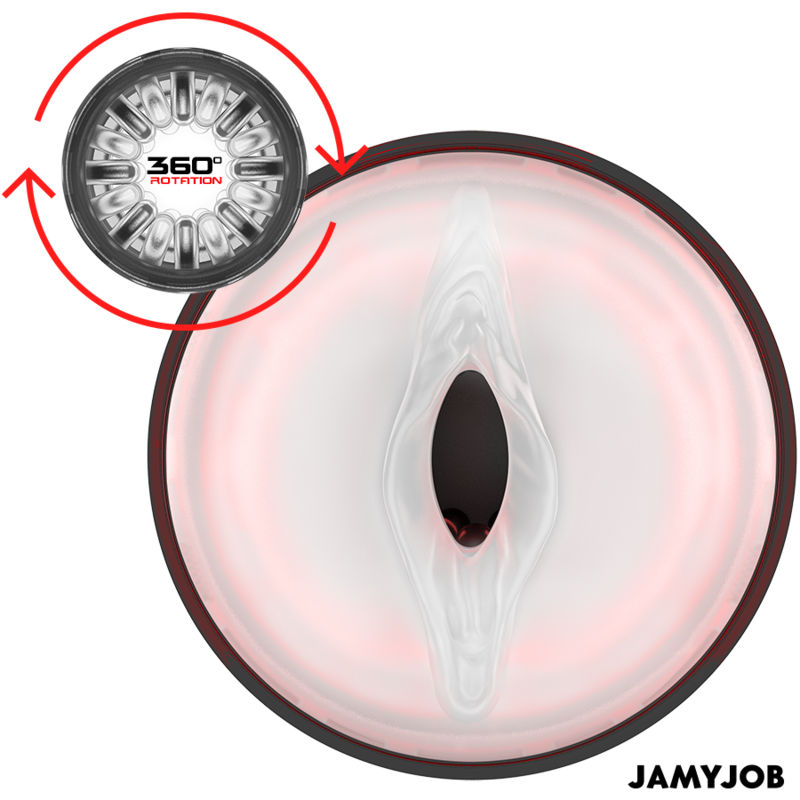 Jamyjob - Cyclone Automatischer Vagina-Masturbator 10 Rotations- und Stossmodi