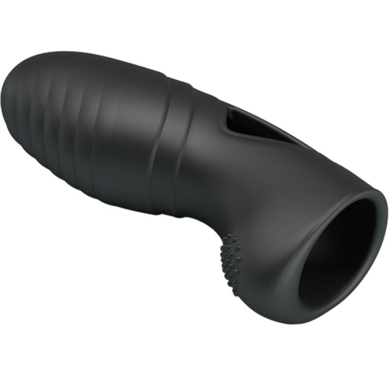 Pretty Love - Alan Silikon-Fingervibrator Schwarz