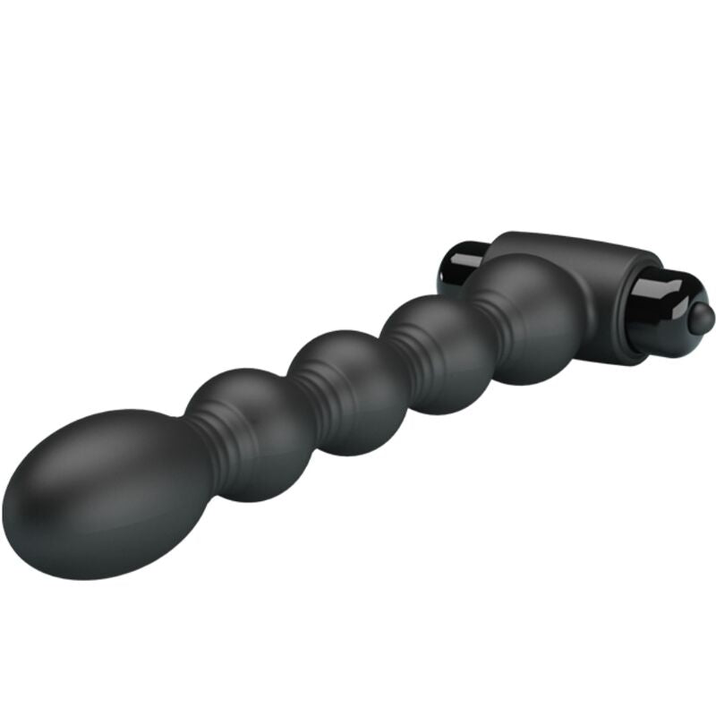 Pretty Love - Lynn Silikon Anal Plug 10 Vibrationen Schwarz
