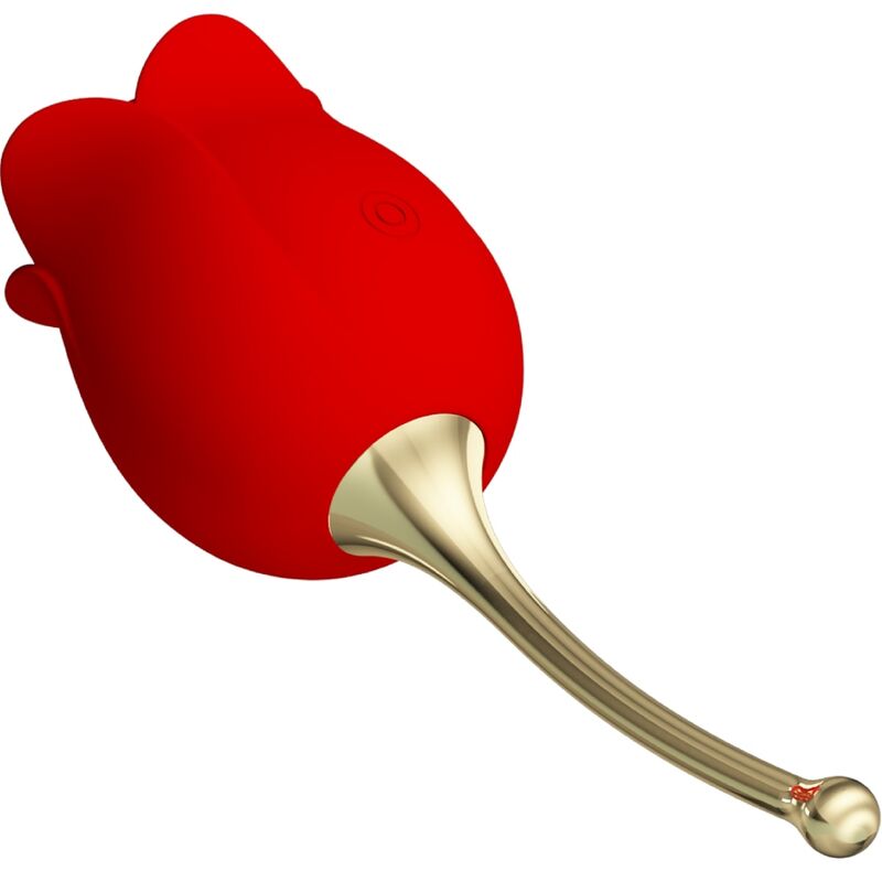 Pretty Love - Rose Lover Rose Klitoris-Stimulator 12 Vibrationen Rot