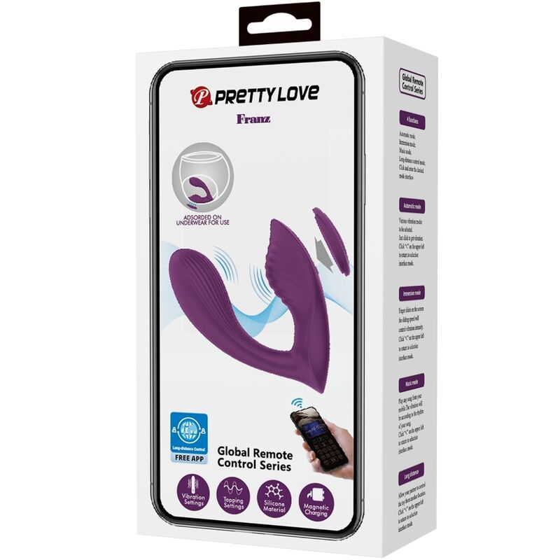 Pretty Love - Franz Massager und Vibrator Kostenlose App Lila