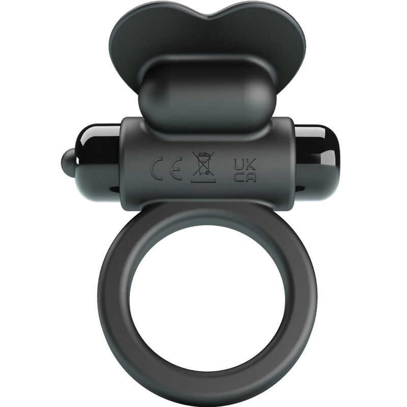 Pretty Love - Debonaire Vibrationsring Kaninchen 10 Vibrationen Schwarz