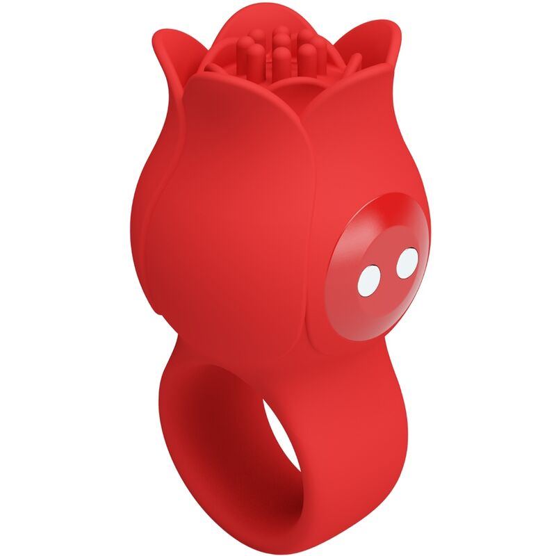 Pretty Love - Jae Rose Förmiger Fingervibrator 10 Vibrationen Rot