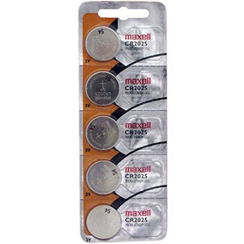 Maxell - Lithium-Knopfbatterie Cr2025 3v Blister*5