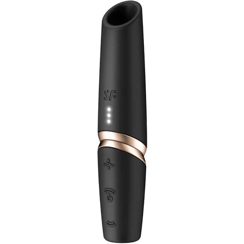 Satisfyer - Perfect Kiss Wave Klitoris-Stimulator Schwarz / Gold