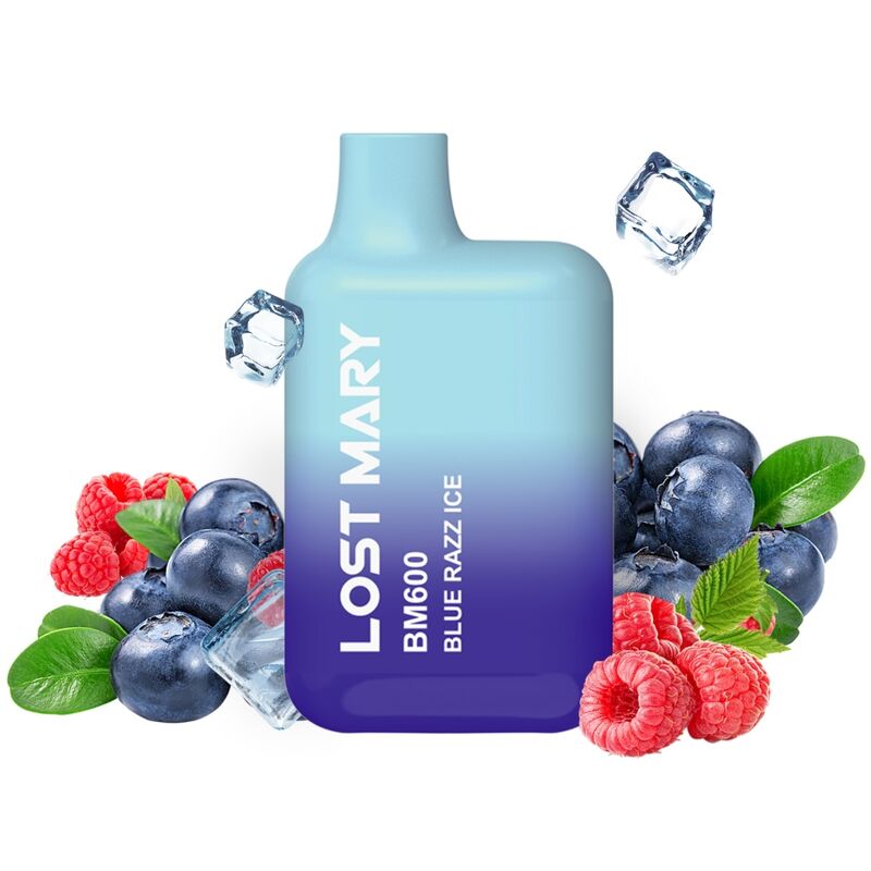 Lost Mary - Bm600 Nikotin-Vaper 2% Einweg Blue Razz Ice