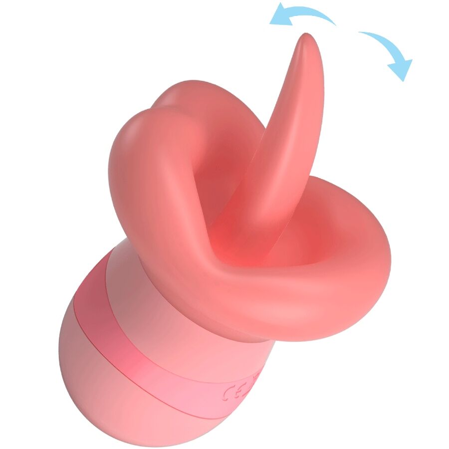 Pretty Love - Kylee Zungen-Klitoris-Stimulator 10 Vibrationen Nude Pink