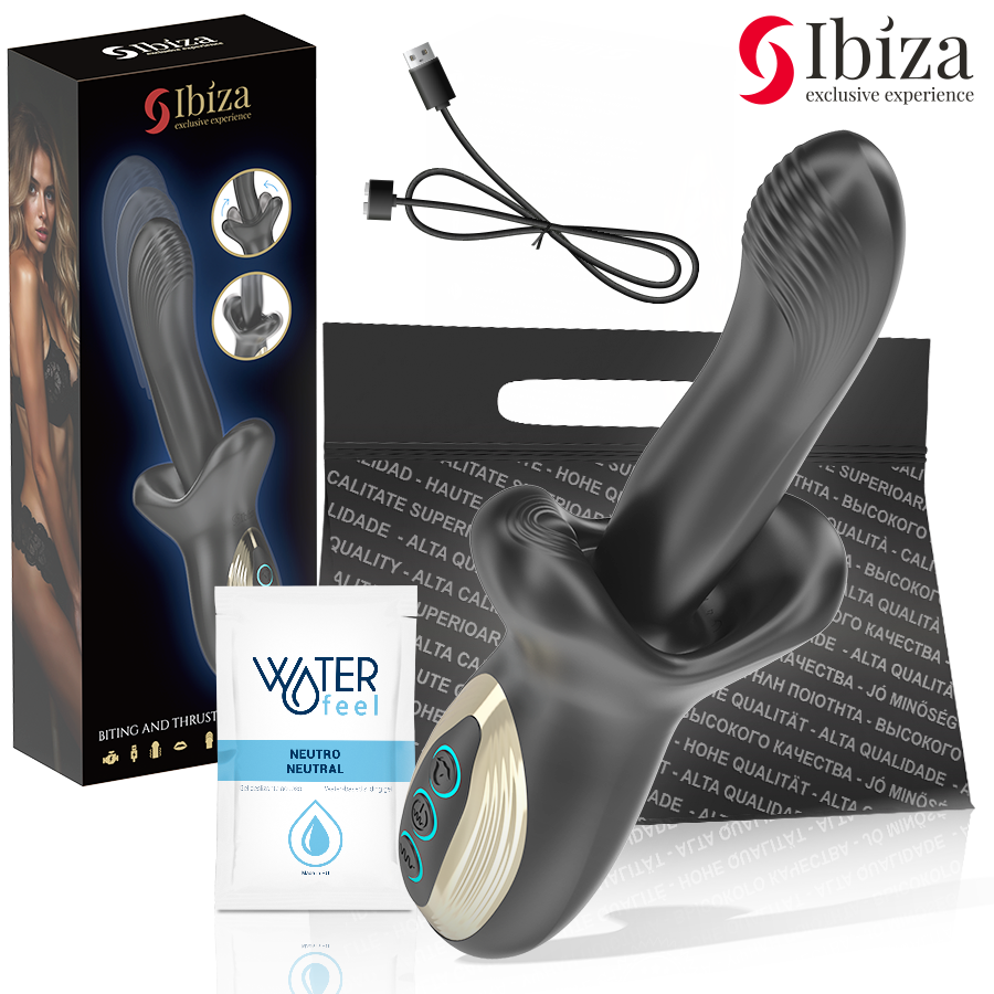 Ibiza – Kraftvoll Vibrator mit Stoss- und Beisseffekt
